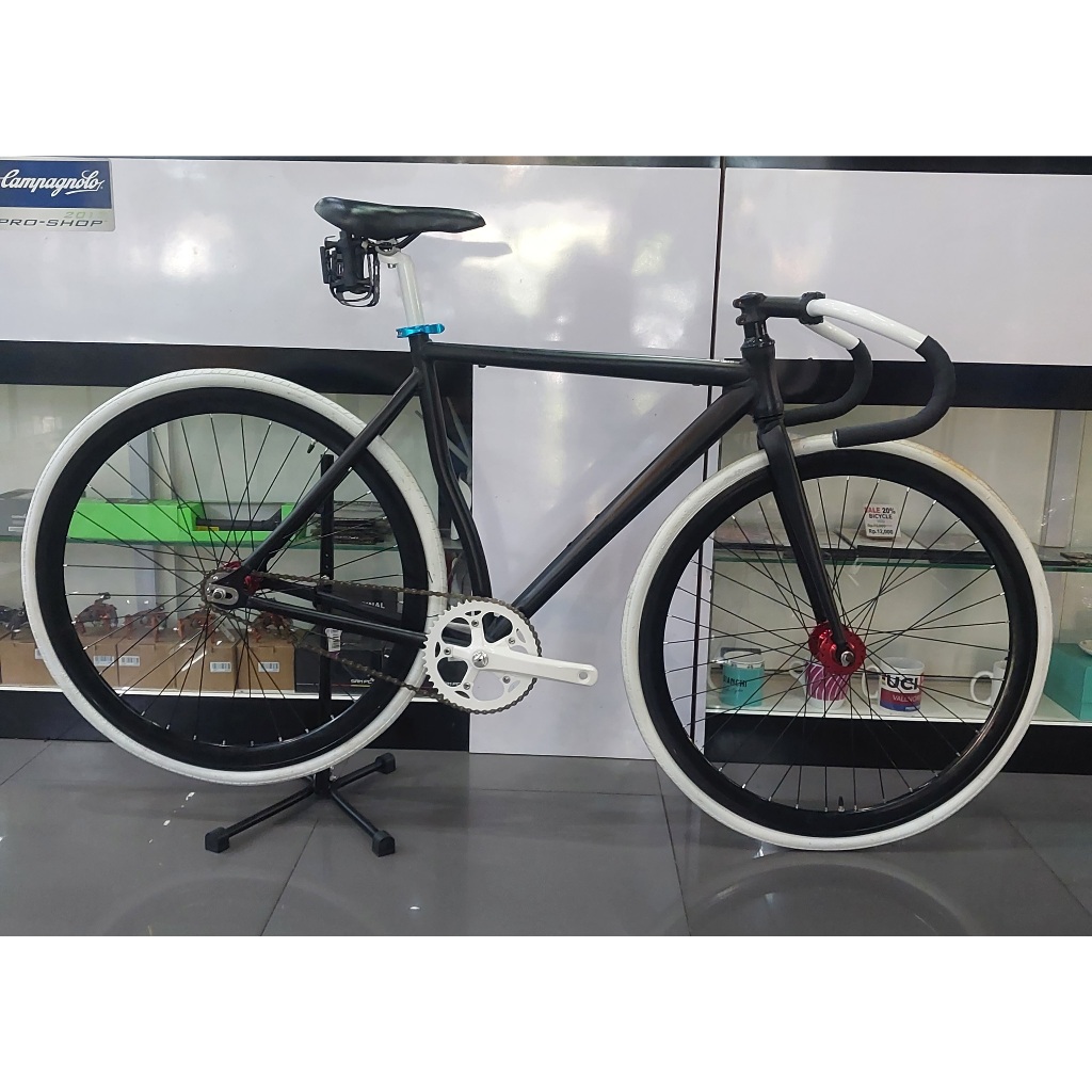 Sepeda Fixie FIxed Gear Fullbike Fixie Doltrap Bahan Alloy Track Bar