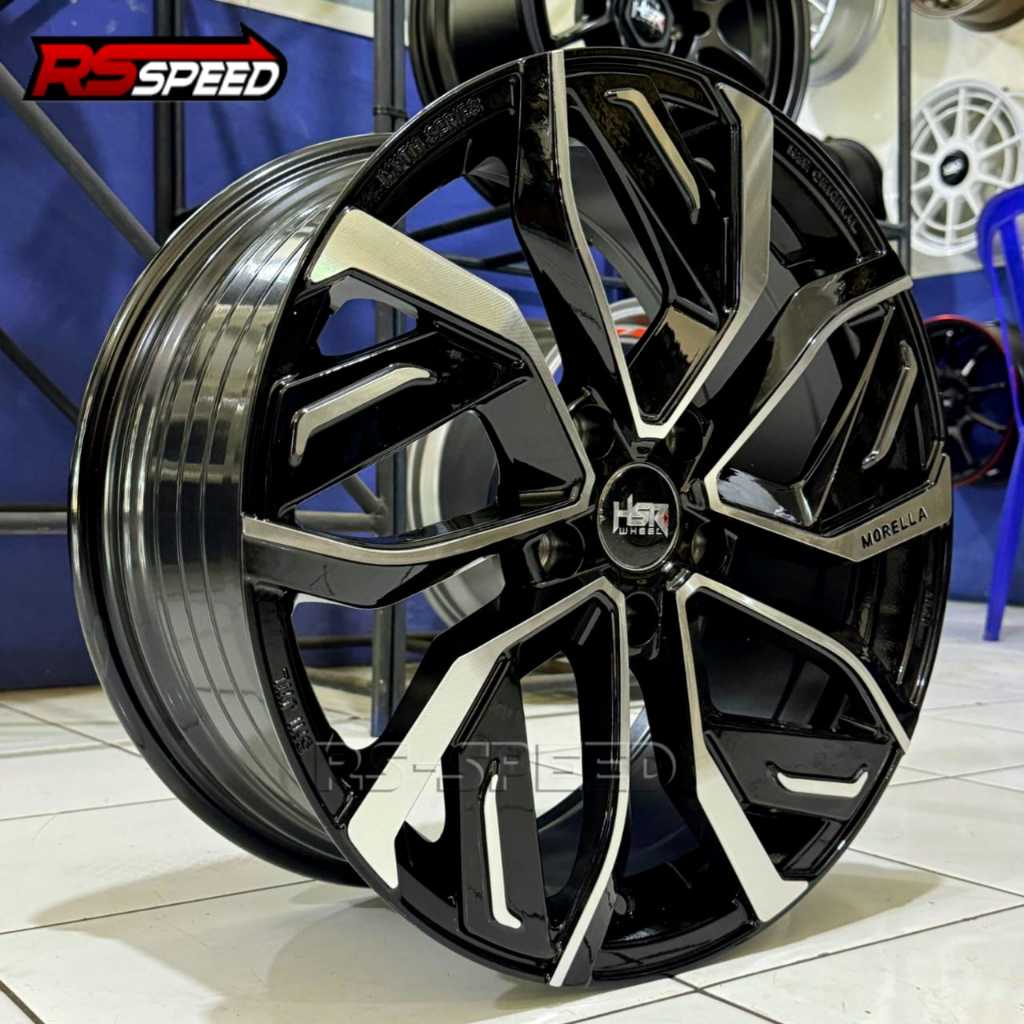 Velg Racing Mobil Alphard Civic Camry Accord Ring 18 HSR Morella Terbaru Bisa Di Ban Bridgestone 225