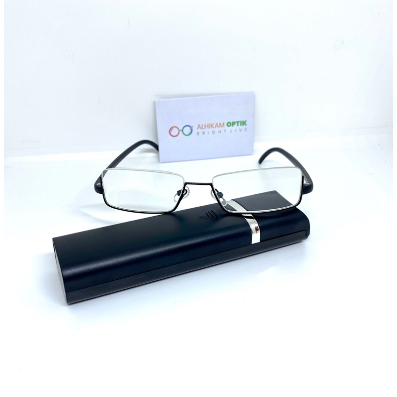 KACAMATA BACA LENSA PLUS AUTO FOKUS LENSA ANTI RADIASI GAGANG LENTUR FRAME KECIL DAN ELEGAN FREE BOX