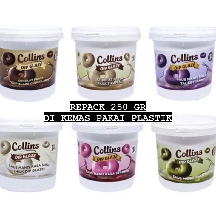 

[KODE ZGMVY] COLLINS DIP GLAZE REPACK 250 GR