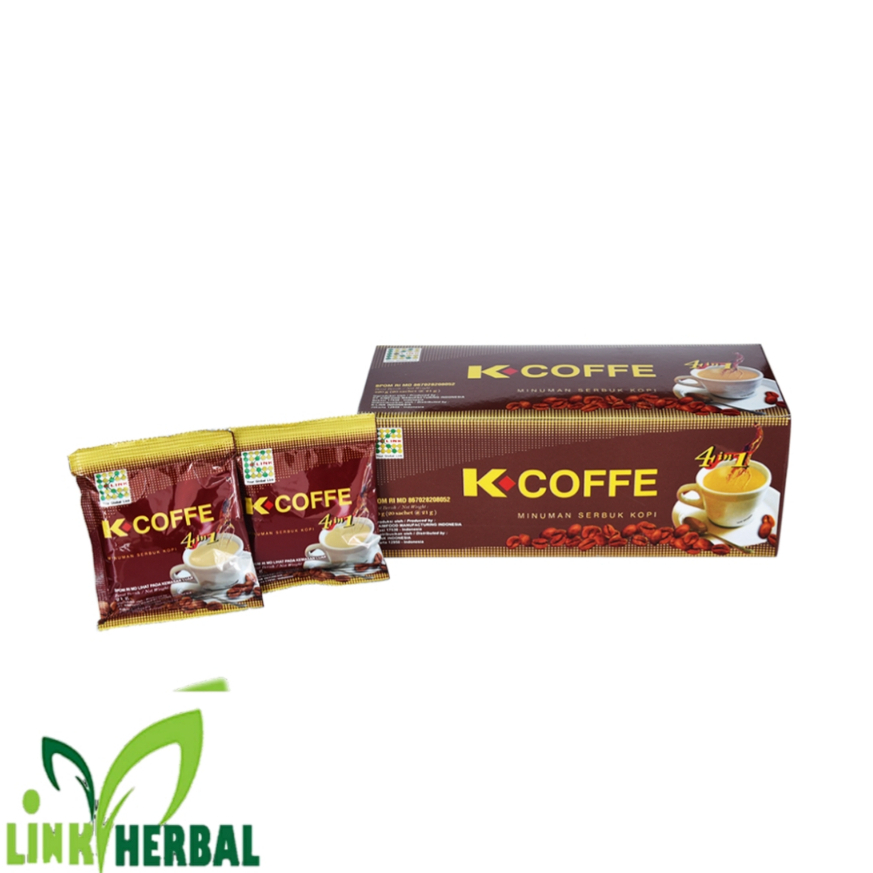 

Kopi Ginseng 4 In 1 | K Coffee Minuman Serbuk Kopi Gingseng Per Box