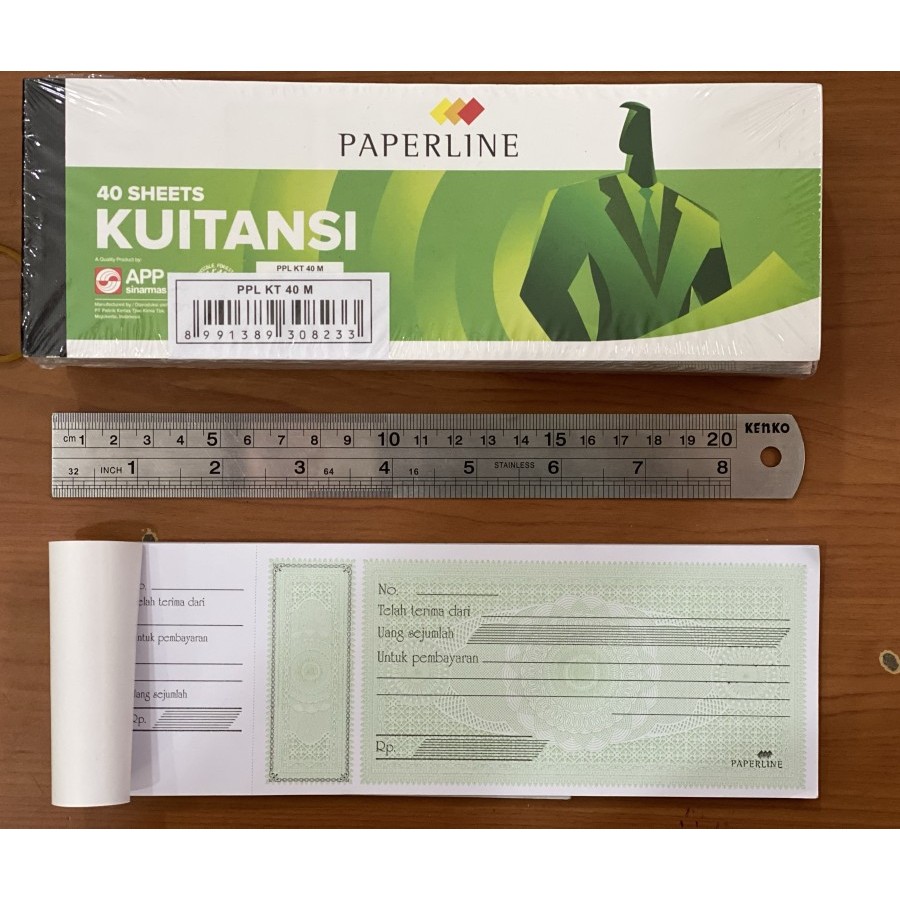 

Buku Kwitansi Kuitansi Kecil PAPERLINE Sinar Dunia SiDU Kecil