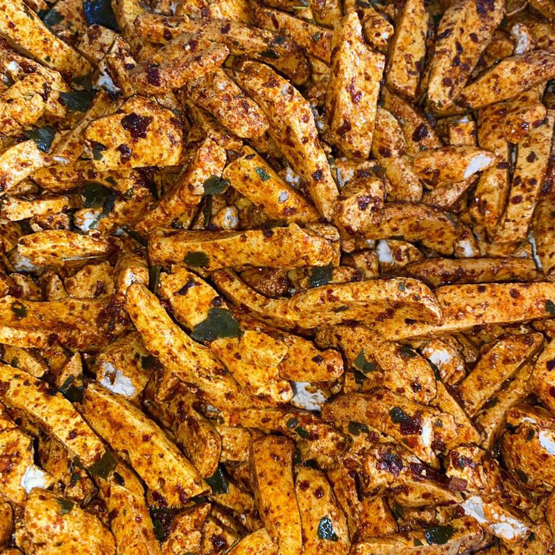 

BASRENG PEDAS DAUN JERUK 100 GRAM / BASRENG BUMBU BASAH PEDAS 100GRAM