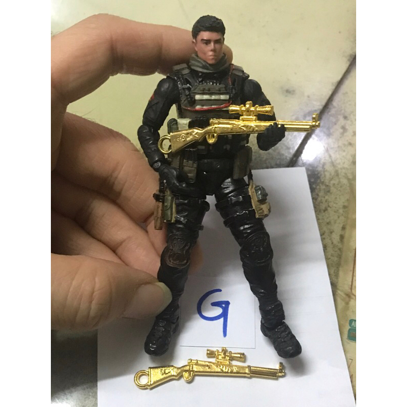 MINIATUR SENAPAN TEROPONG 1/18 UNTUK FIGURE JOY TOY ARMY MILITER
