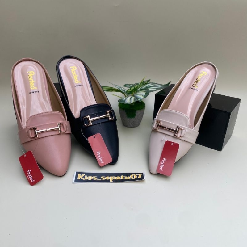 sepatu sandal fladeo wanita bustong - sepatu matahari kerja wanita fladeo