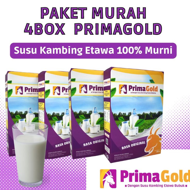 

T3rkini SUSU ETAWA PRIMA GOLD ORIGINAL PAKET 4 BOX Super Murah