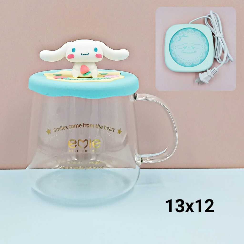 GELAS LISTRIK KACA ORI EMIE | GELAS LISTRIK CINNAMOROLL  GELAS LISTRIK ORI CINNAMOROLL