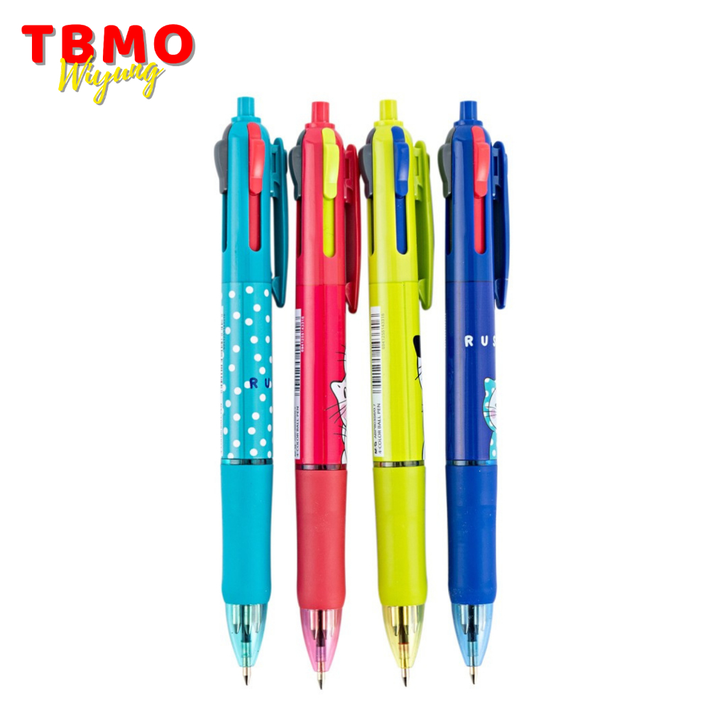 

TBMO M&G Bolpen / Pulpen 4in1 0.7mm So Many Cats 4 Warna