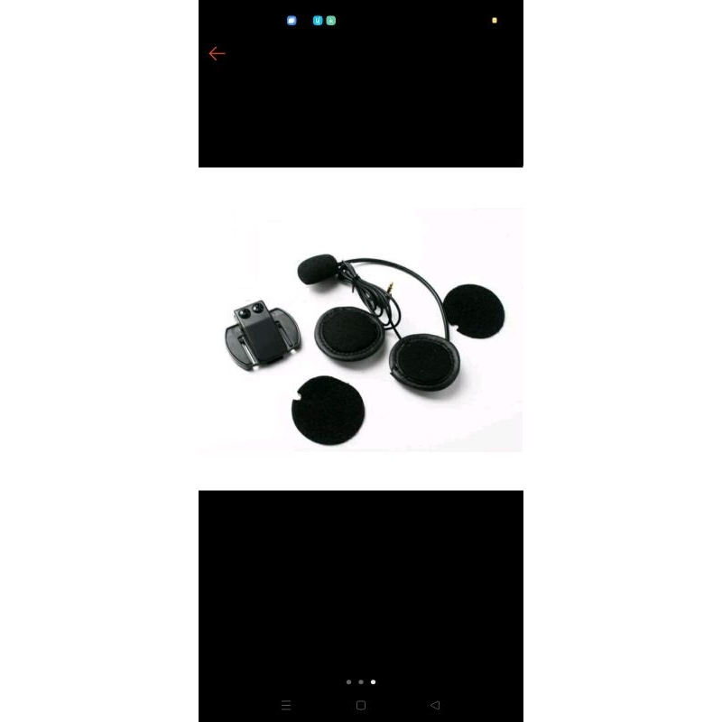 hesdet helm intercom ejeas v6/4 kondisi bekas pakai