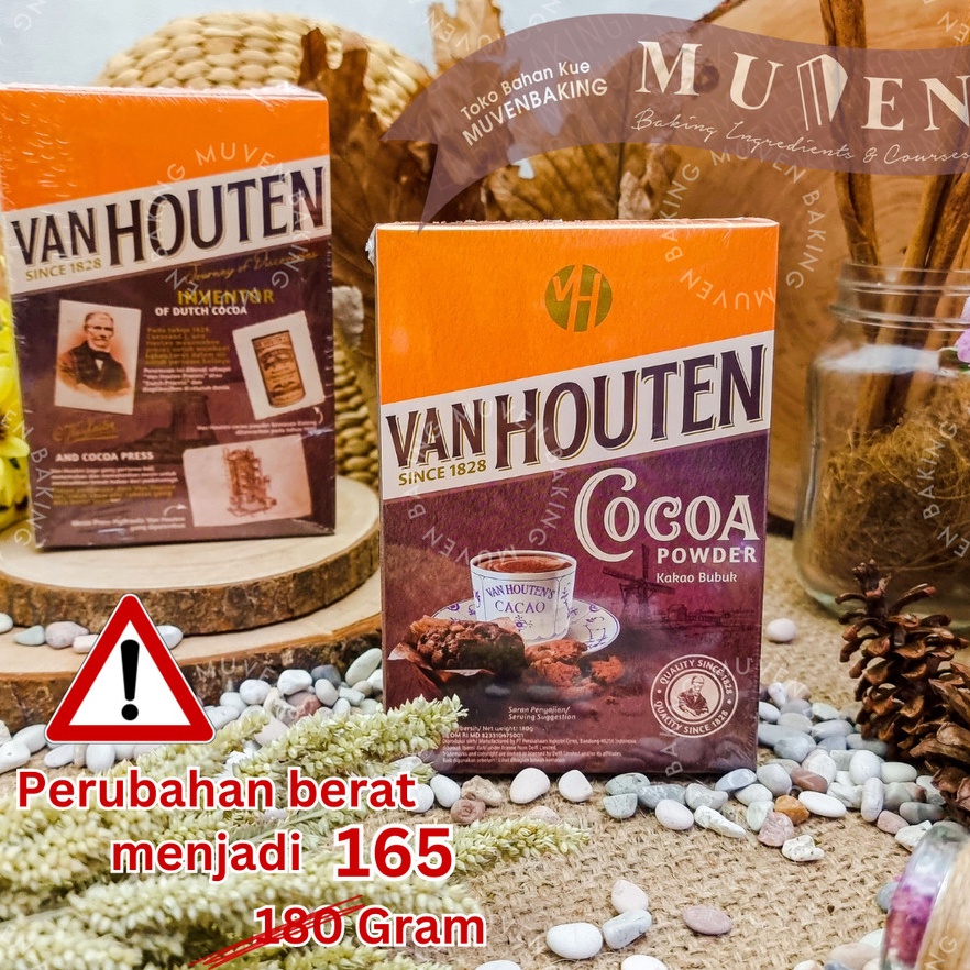 

[☞Q1$] COKLAT BUBUK VAN HOUTEN 165 GR / COCOA POWDER / KAKAO COKELAT [196]