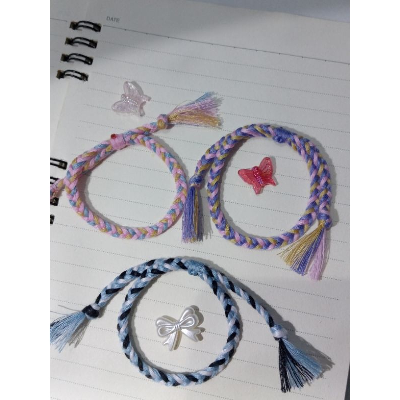 (COD) Gelang benang/ benang tali/ gelang kepang/ gelang tali/ tali kepang