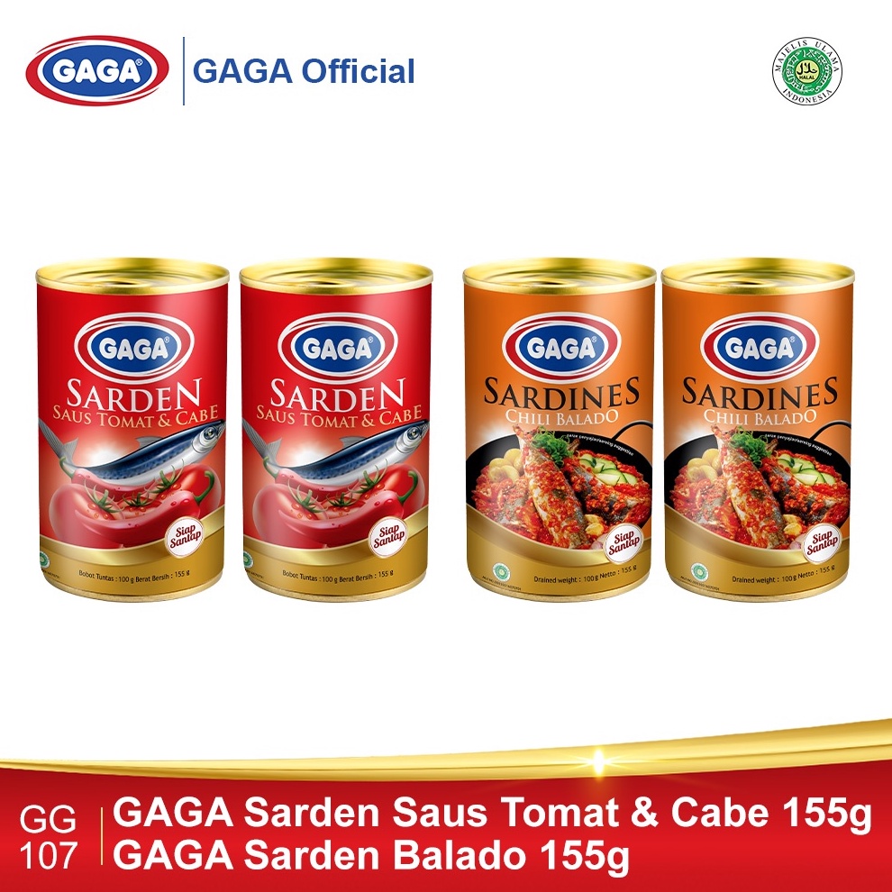 

Bisa COD GAGA Sarden Tomato Chili 155g 2 PCS dan Sarden Balado 155g 2 PCS (GG107) serbuuu !