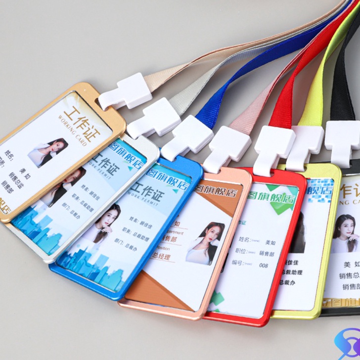 

Murah Banget Aluminium ID Card Holder bahan alumunium bermutu tempat id card metal kartu pegawai-Suning Mall