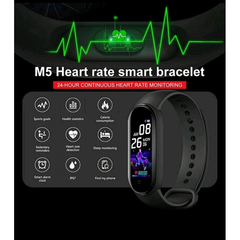 BIG SALE Smartband M5/M6/M7 hitam