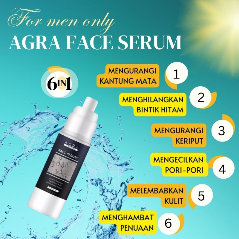 AGRA FACE SERUM WAJAH PRIA ORIGINAL