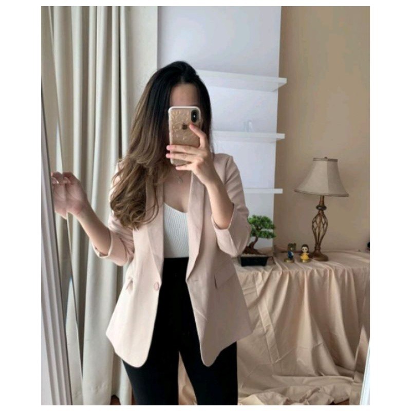 Blazer casual wanita/jas santai/blezer slimfit wanita