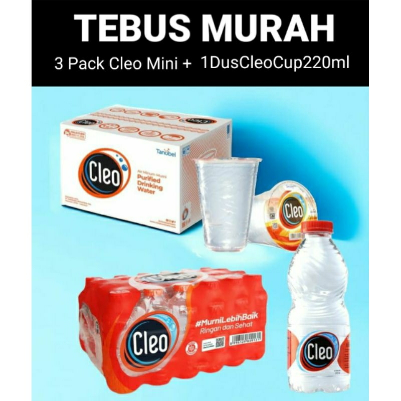 

Paket hemat cleo mini 3 pack_1 Dus cleo cup