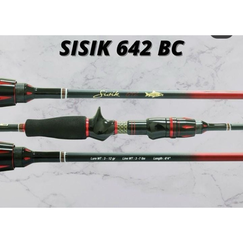 Rod Baitcasting Relix Nusantara Sisik BC 642
