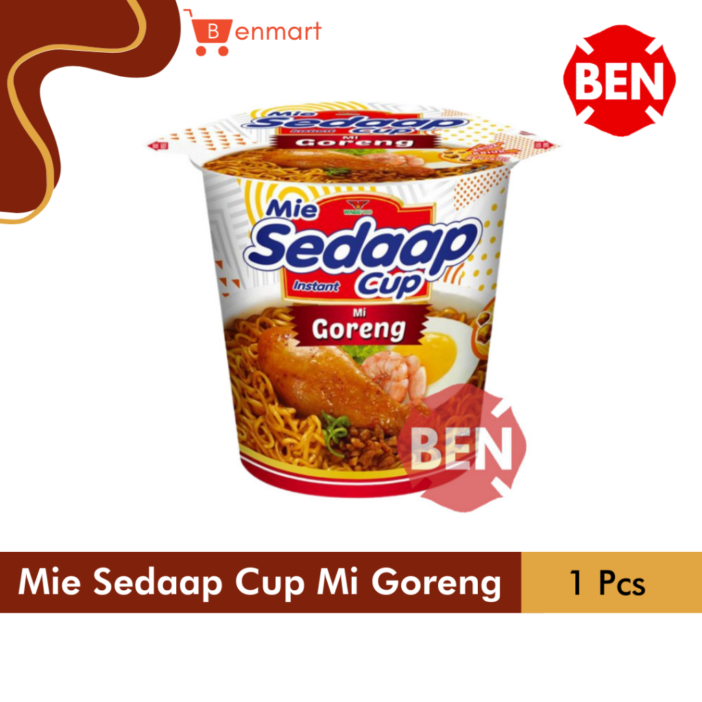 

Mie Sedaap Cup Mi Goreng 1 Pcs - Instant Instan Cup Dus Murah Wings