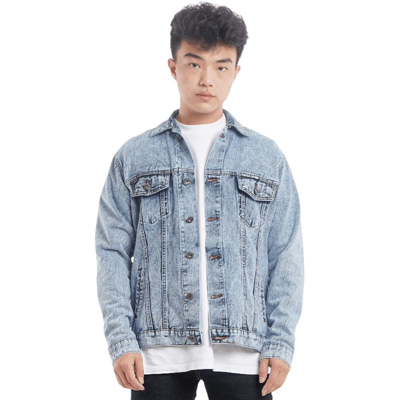Rafen Jaket Jeans Denim Original Jumbo XXL - 4XL Pria Wanita Unisex
