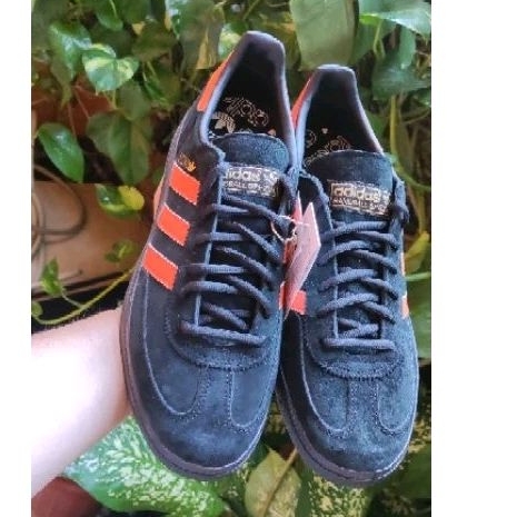 Adidas Handball Spezial In Black Orange