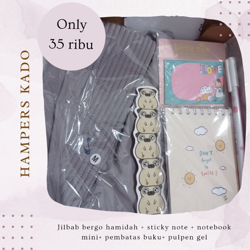 

Hampers kado ulang tahun wisuda sempro semhas