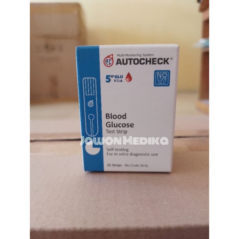 Strip gula darah Autocheck/Autocheck Blood Glucose