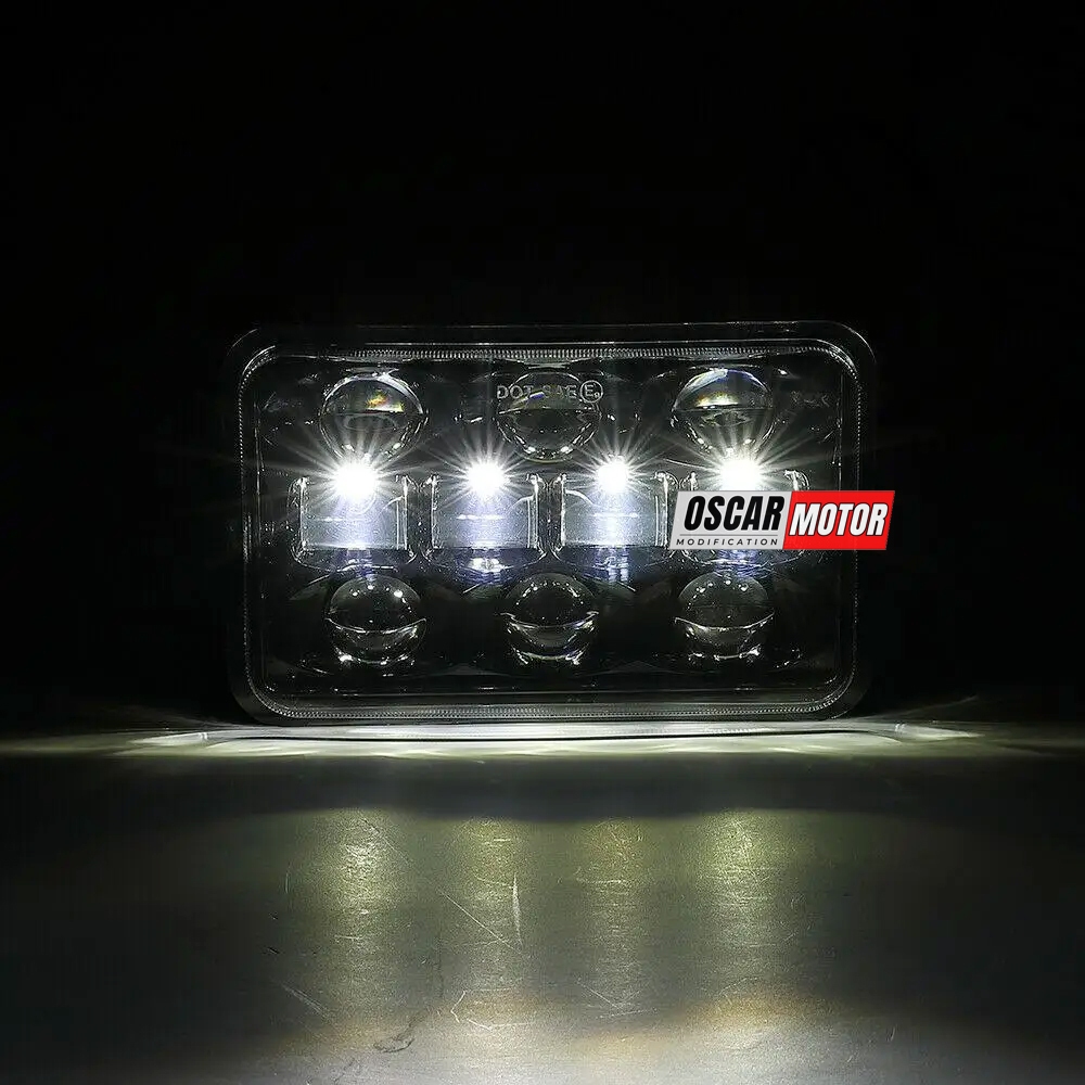 LAMPU DEPAN MOTOR DAYMAKER KOTAK 10 MATA LED MOTORCYCLE HEADLIGHT KING HEADLAMP
