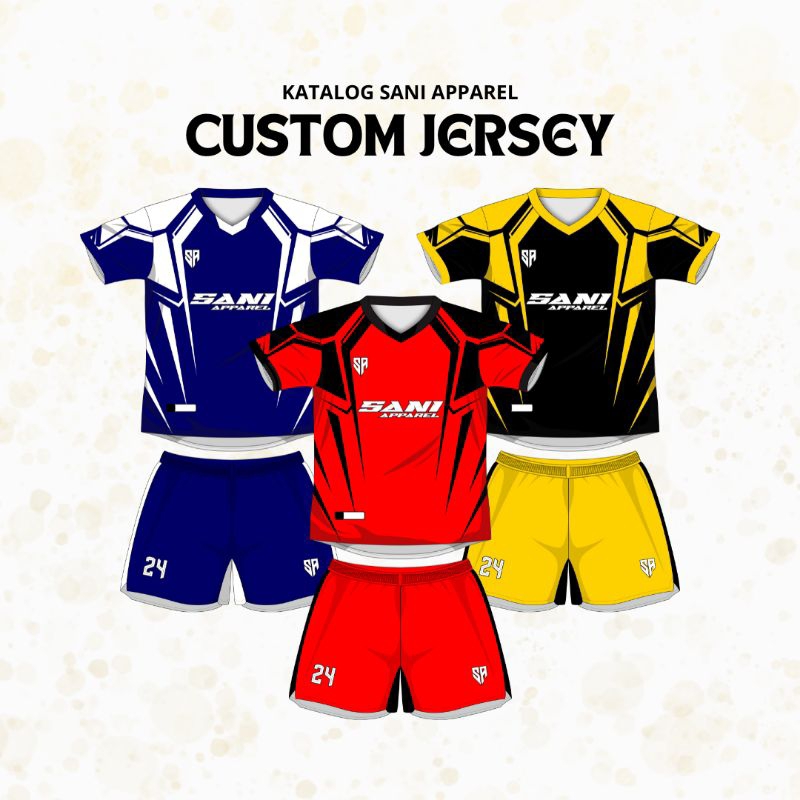Jersey Futsal Full Printing Custom ORI