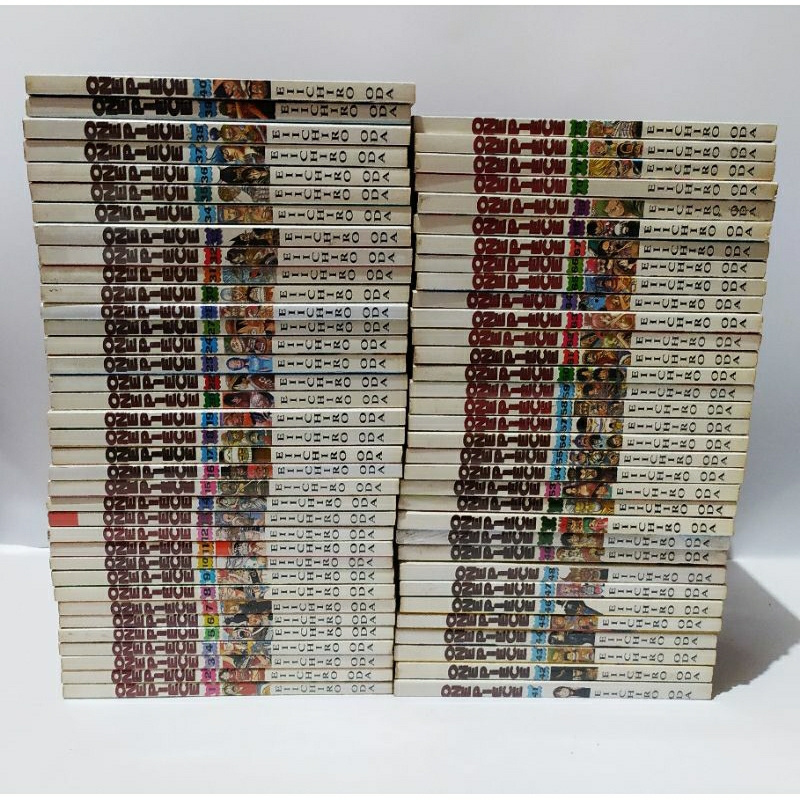 Komik One Piece Set Lengkap 1-73 (minus no 21,25,26,29) + Blue + Yellow