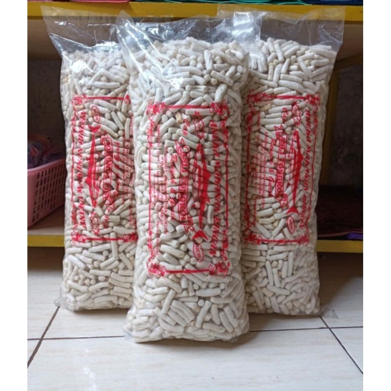

Kerupuk tongkol 1kg/kerupuk ikan tengiri 1ball,rasa pedas,balado ory