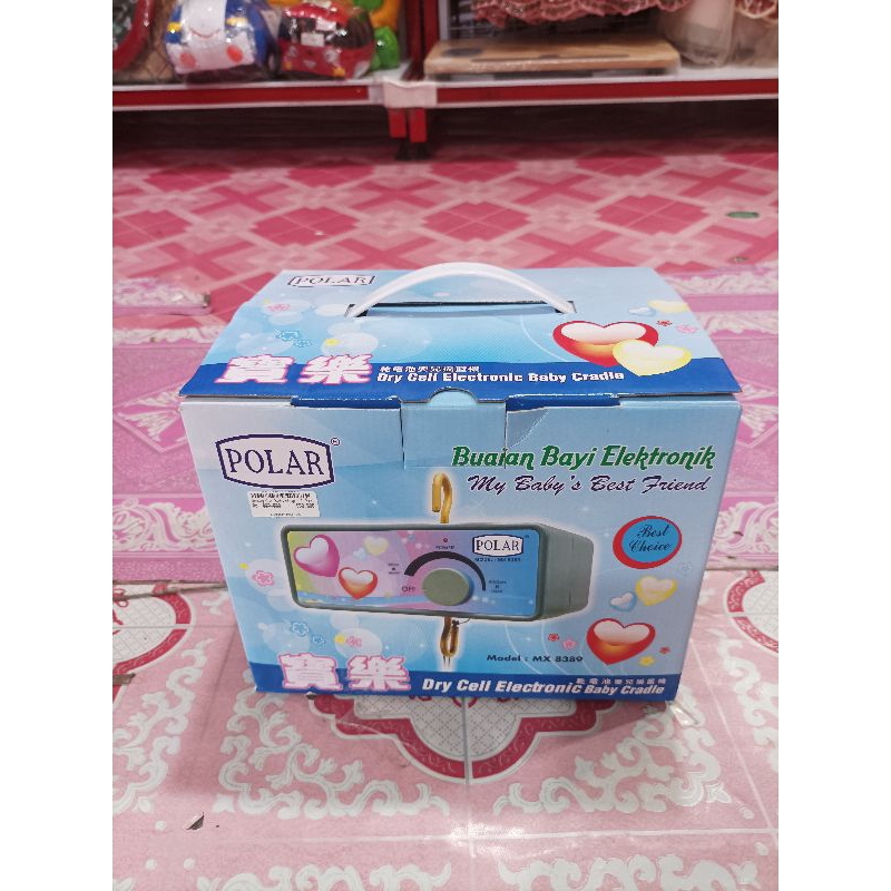 Ayunan listrik / ayunan polar / Buaian / cradle listrik merk POLAR / toko qomay la