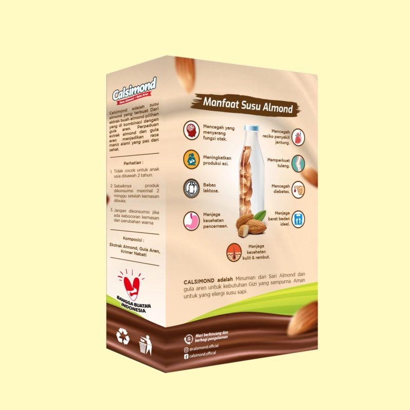

Sekar_Shop07 Calsimond Susu Almond Gula Aren 200Gr