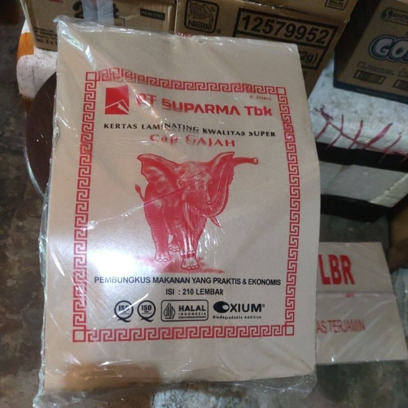 

pembungkus nasi cap Gajah