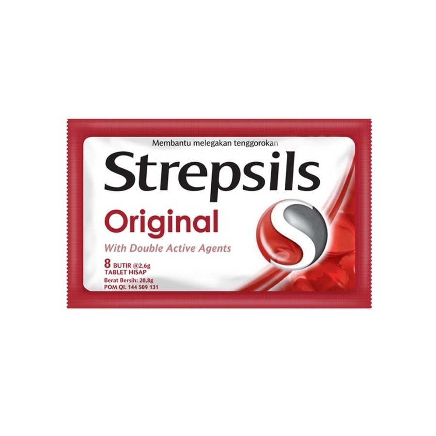 

Strepsils Original Permen Herbal 8 Tablet - Permen Pelega Tenggorokan