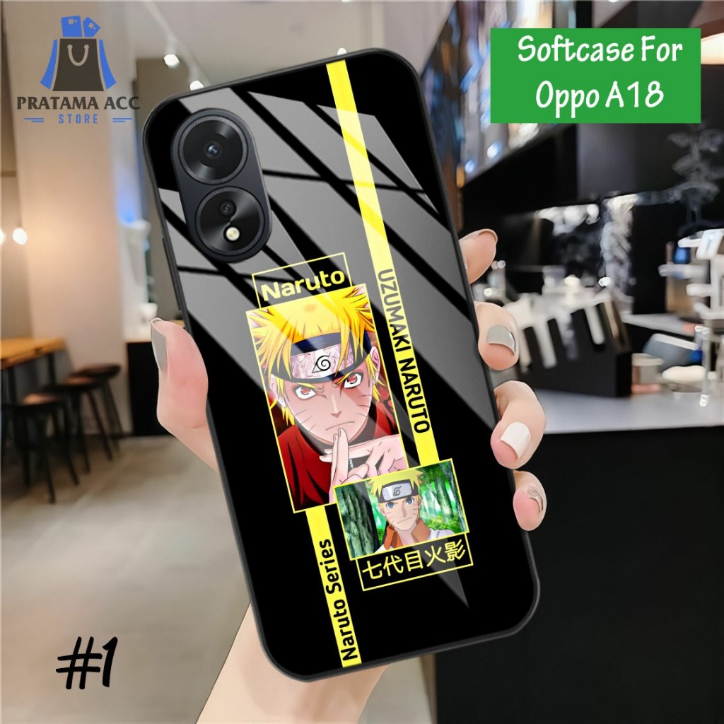 {PS671} Softcase Kaca OPPO A18 - Casing HP OPPO A18