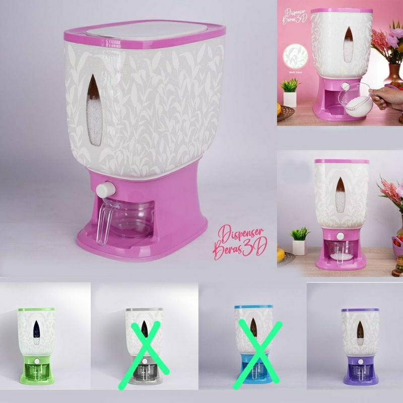 Dispenser beras 10 kg / Box beras 10 kg