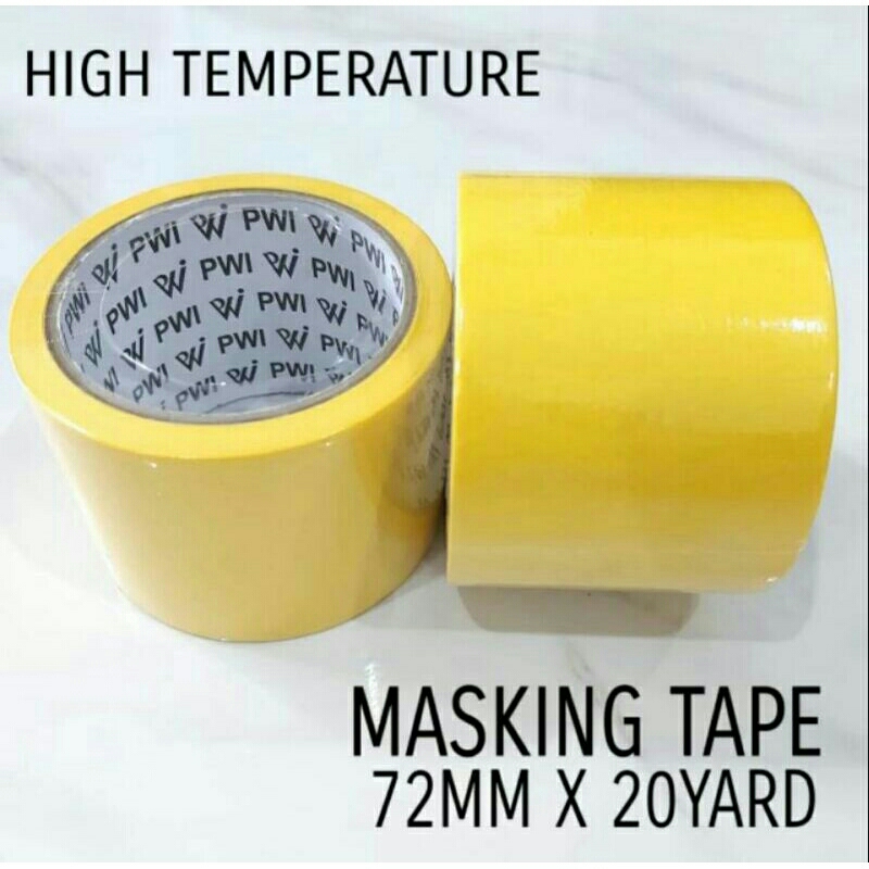 

lakban masking tape 72mm x20 yard