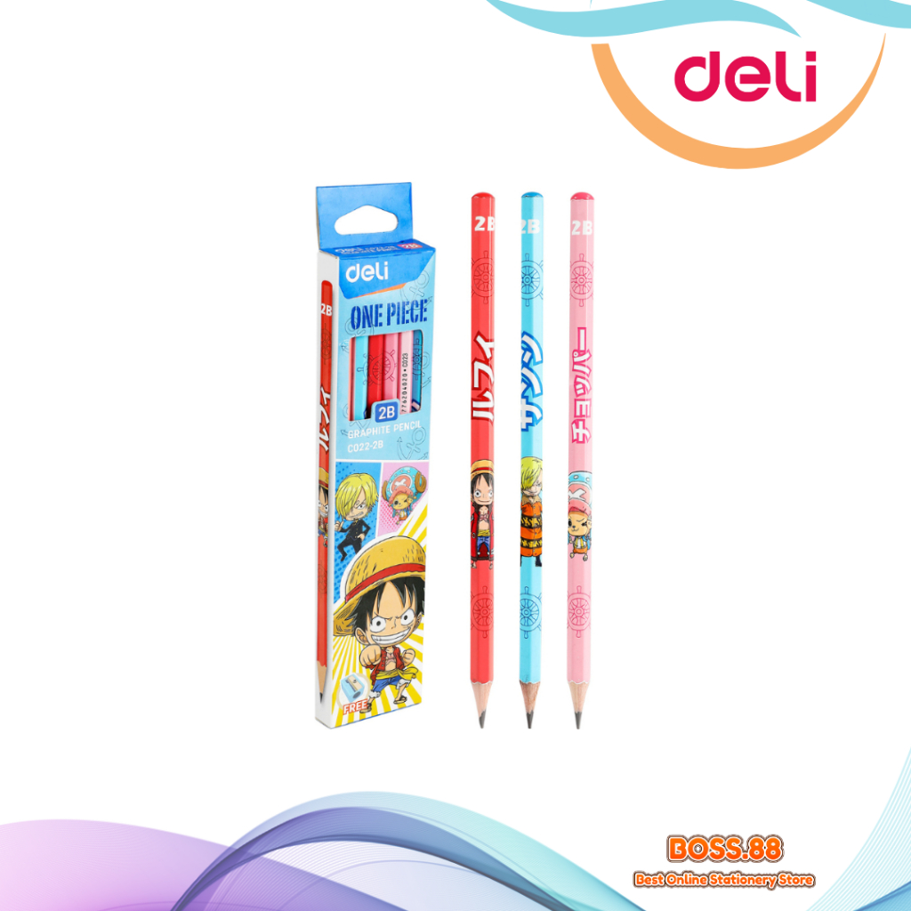 

PENCIL / PENSIL 2B DELI EC-022 ONE PIECE (12 PCS)