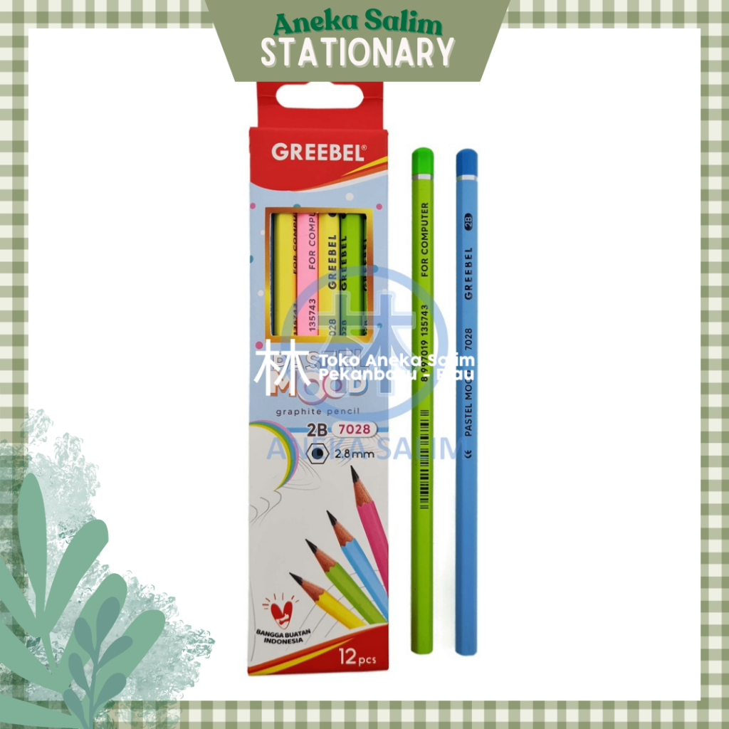 

Anekasalim - Pensil Greebel 2B 7028 Pastel Mood