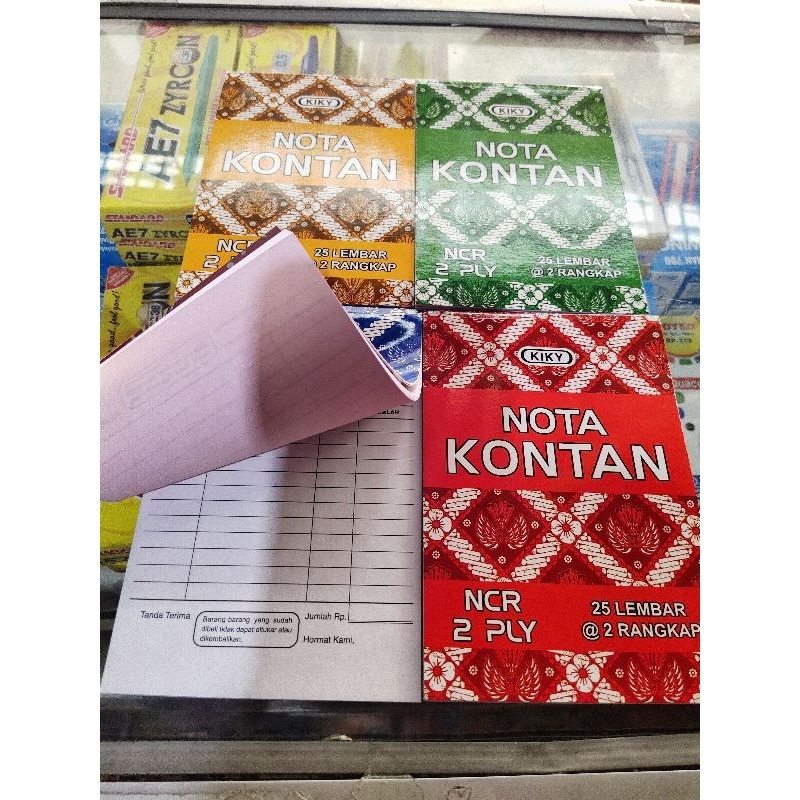 

Nota K2 Kontan kecil 2 PLY (Kiky) 1 pcs