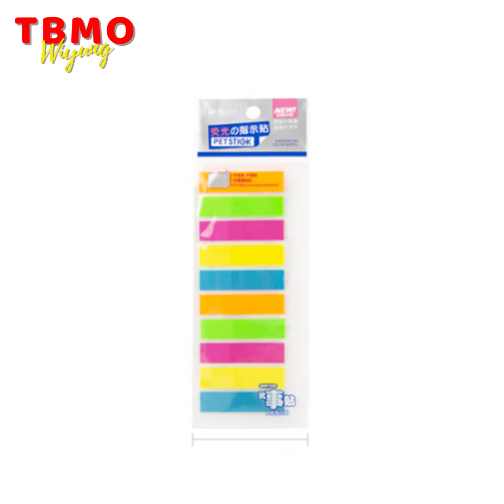 

TBMO M&G 2x10 Sticky Flags Index 20 Sheets 48x12mm - YS-22