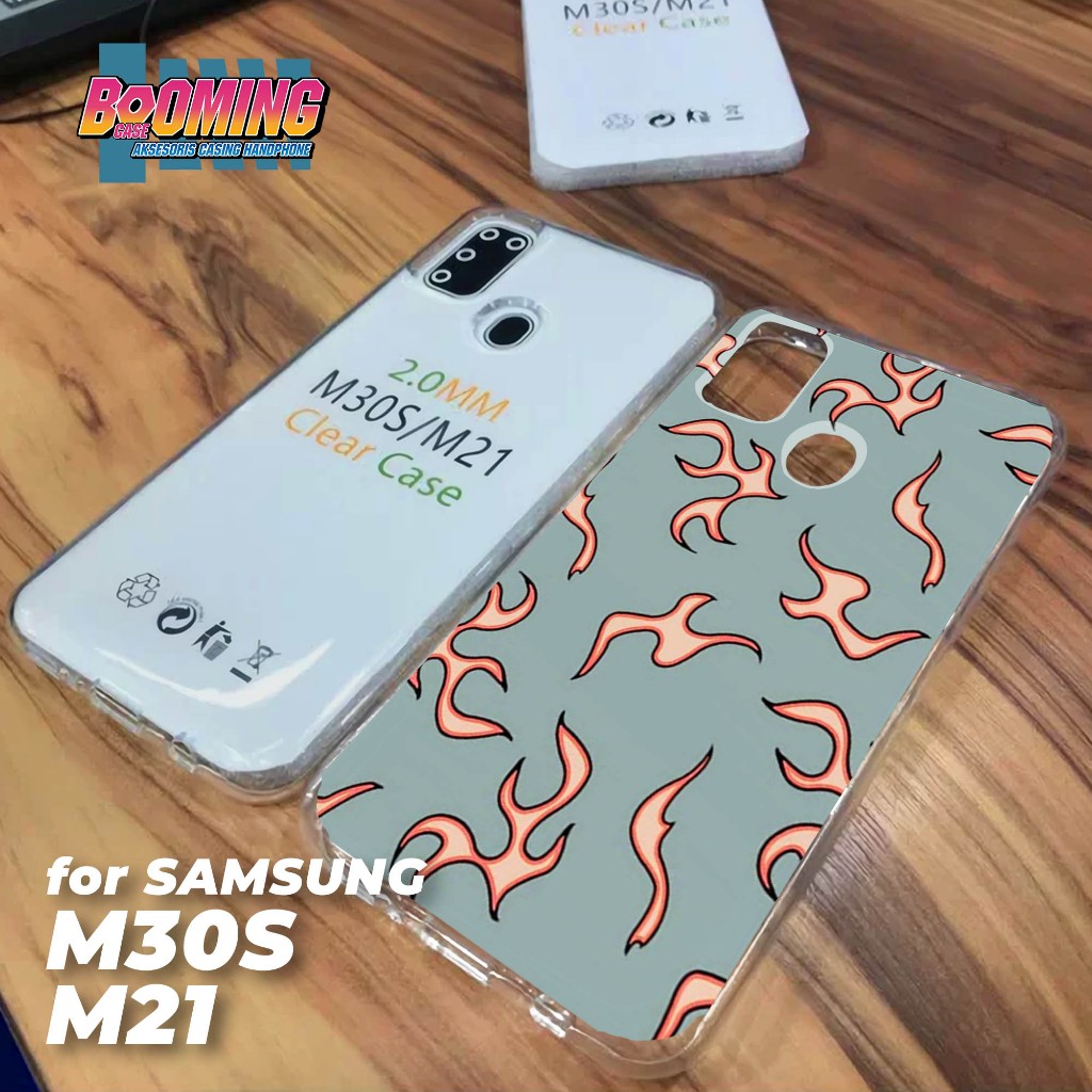 Case Samsung M21 - M30S Casing Samsung M21 - M30S Motif [API] Booming Case Softcase Premium - Case H