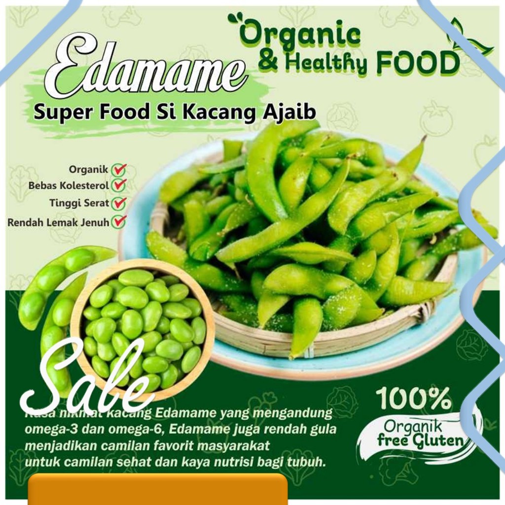 

Kedelai Kacang Edamame fresh Segar mentah premium kualitas ekspor langsung mitra tani