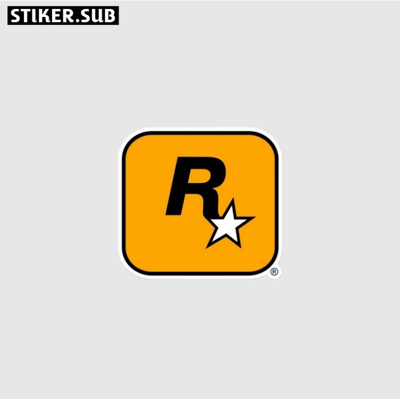 

Stiker sticker Rockstar Games