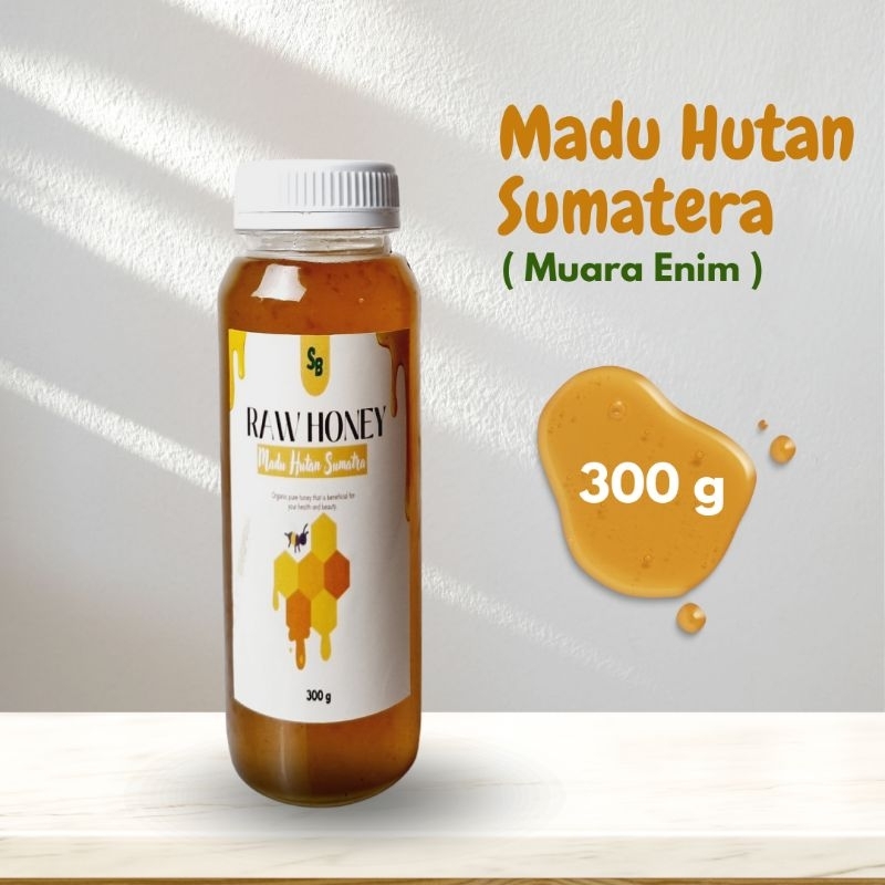 

MADU HUTAN ASLI 300 GRAM - RAW HONEY - MADU MULTIFLORA