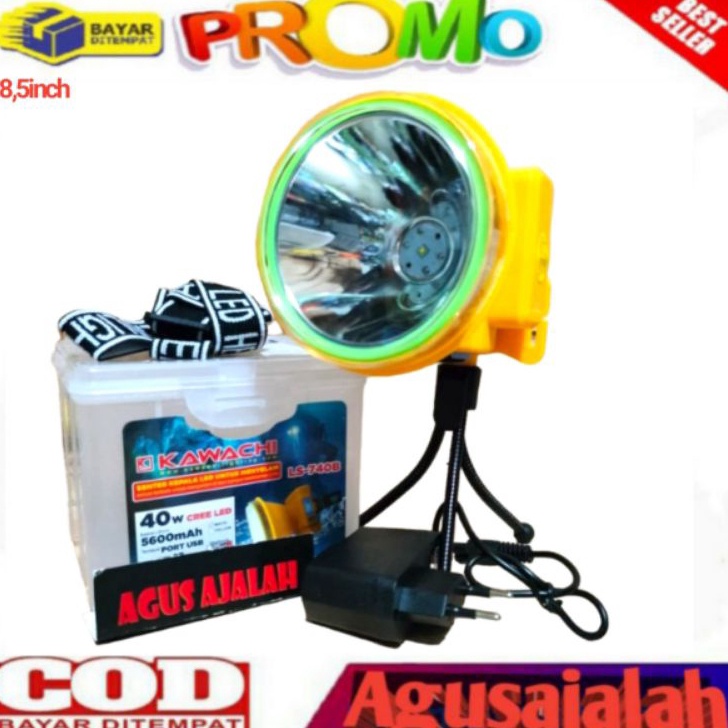 Terkini cod Senter kepala selam kawachi 4wattLS74A cahaya putihkuning senter selam kawachi 74b sente