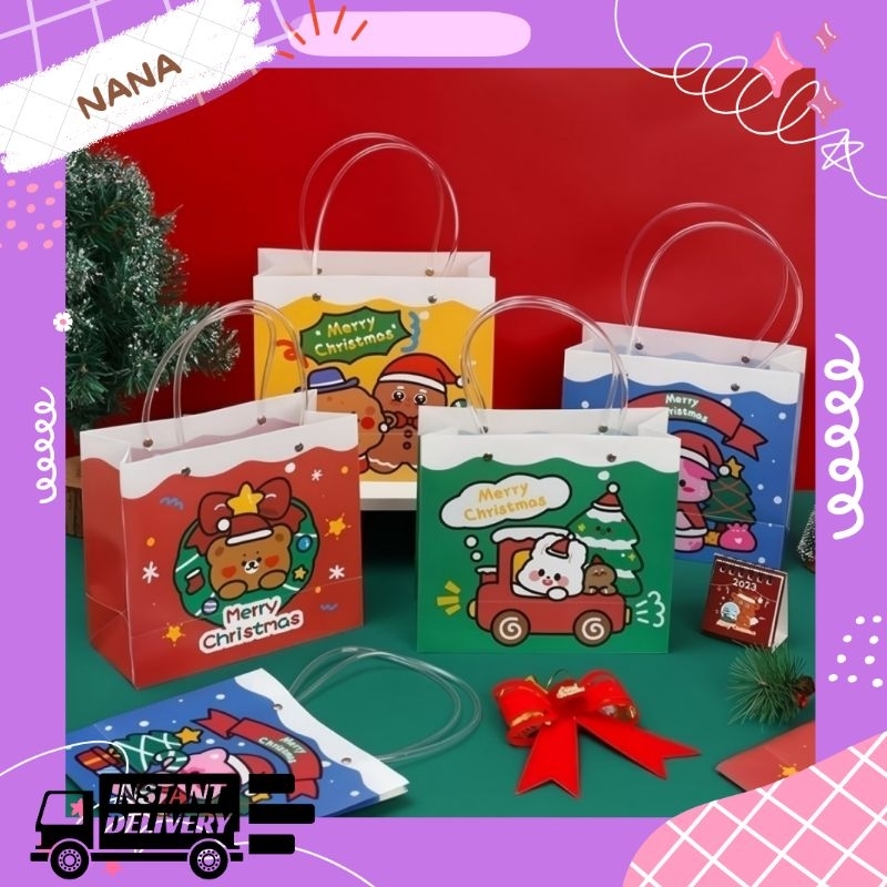 

TAS HADIAH PVC NATAL / GODDIE CHRISTMAS/ PAPER BAG NATAL LUCU PB-N11
