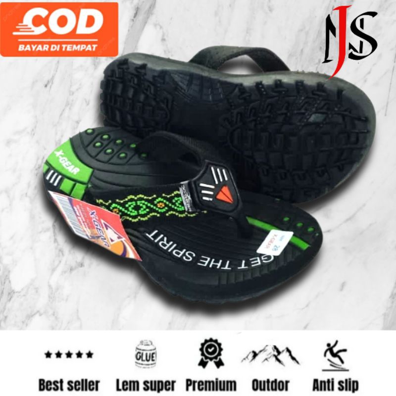 sandal|sendal japit karet anak|sandal anak/X-GEAR