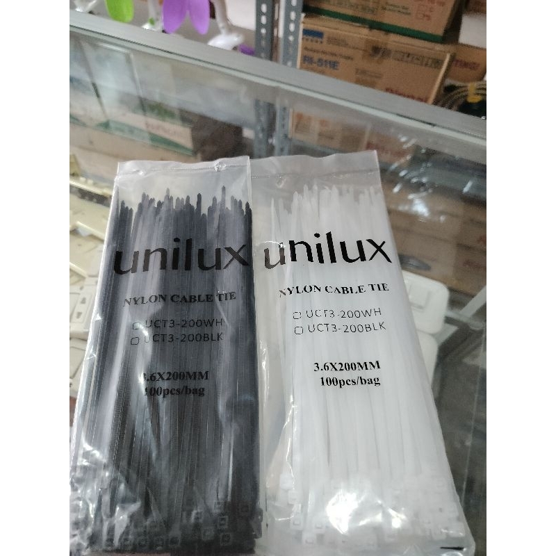 

KABEL TIES TIS / TARIKAN KABEL / CABLE TIE HITAM PUTIH 3.6 x 200 MM 20CM BERKUALITAS